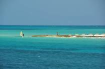 Última visão das praias paradisíacas da Isla Mujeres, no litoral sul do México, do lado do Caribe